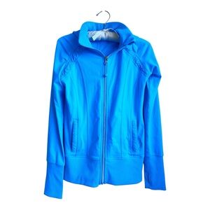 Lorna Jane Luminate Excel Active Women Hooded Jacket Turquoise XS